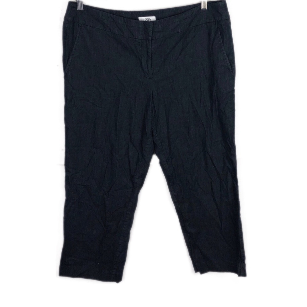 Ann Taylor LOFT Slit Pockets Crop Pants